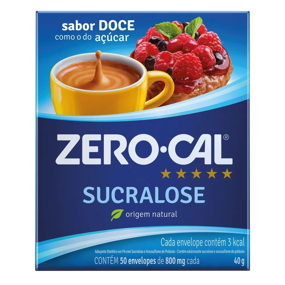 ADOÇANTE PO ZERO CAL SUCRALOSE 0,6G C/50