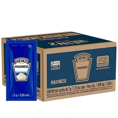 MAIONESE HEINZ 144X7G SACHE