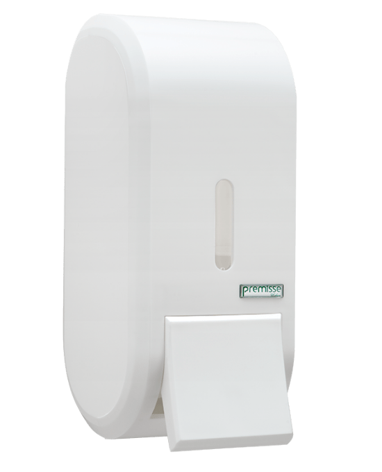 DISPENSER SABONETEIRA 400ML BRANCO PREMISSE