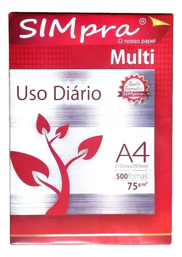 PAPEL SULFITE A4 75G PT/500