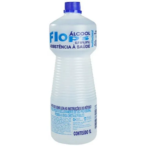ALCOOL FLOP 1L LIQ. 92,8º INPM