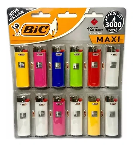 ISQUEIRO BIC MAXI BLISTER