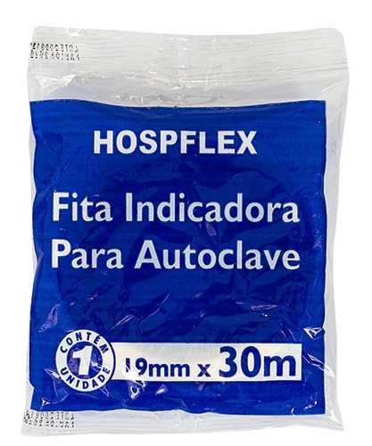 FITA INDICADORA P/ ESTERILIZAÇÃO 19X30m